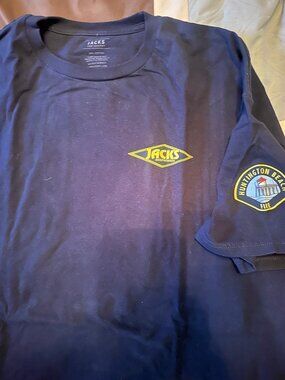Jacks Surfboards Huntington Beach Fire Dept tshirt XL